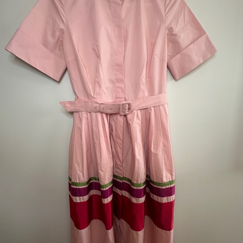 Sophie Theallet Pink Belted Dress